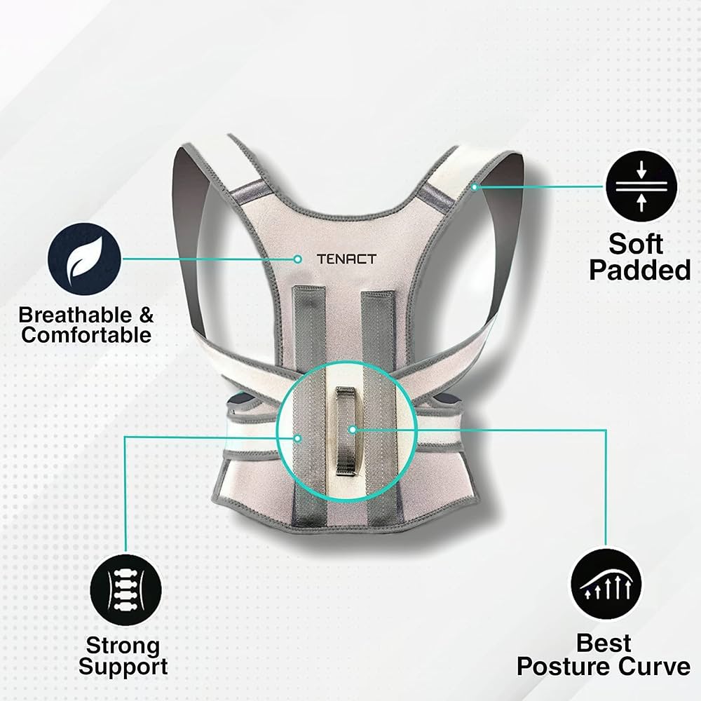 Breathable and Adjustable Posture Corrector Belt for Men and Women