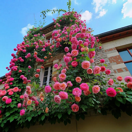 All Season Elegant Climbing Rose Flower Seeds With Free Plant Growth Suplement